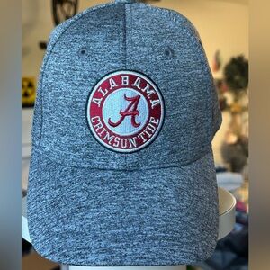 Alabama Crimson Tide Cap Hat Top of the World adjustable heathered gray logo